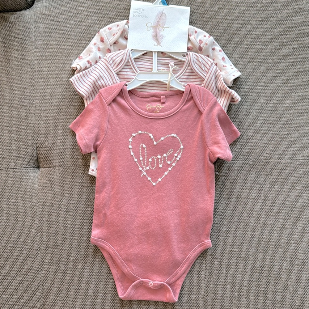 NWT - 3 pack Baby / Toddler Bodysuits 24M